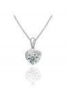 Heart Shape Moissanite Diamond Necklace