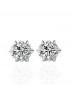 Star Shape Moissanite Diamond Earrings