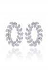 Olive Branch Diamond Earrings