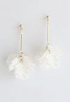 Plastic Shell Drop Earrings