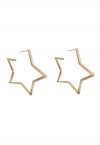 Rhinestone Star-Shaped Earrings