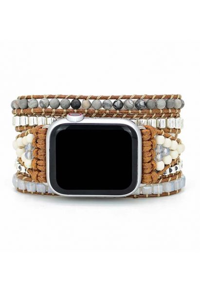 Trendy Multi Beads Weave Watch Strap