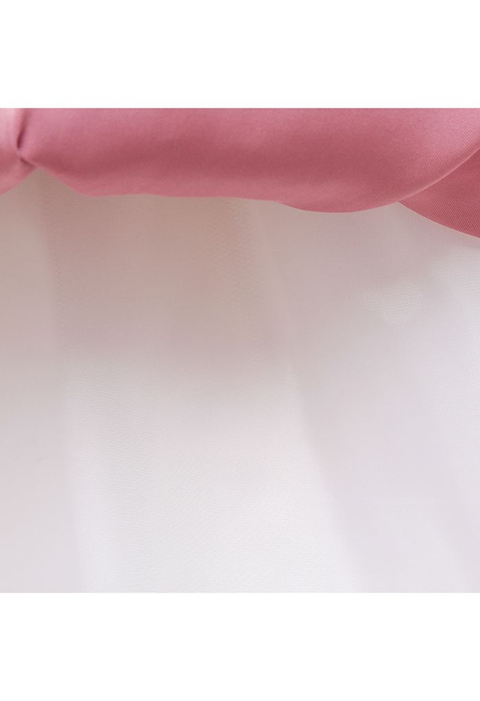 【子供服】ビッグリボンプリンセスドレス ピンク