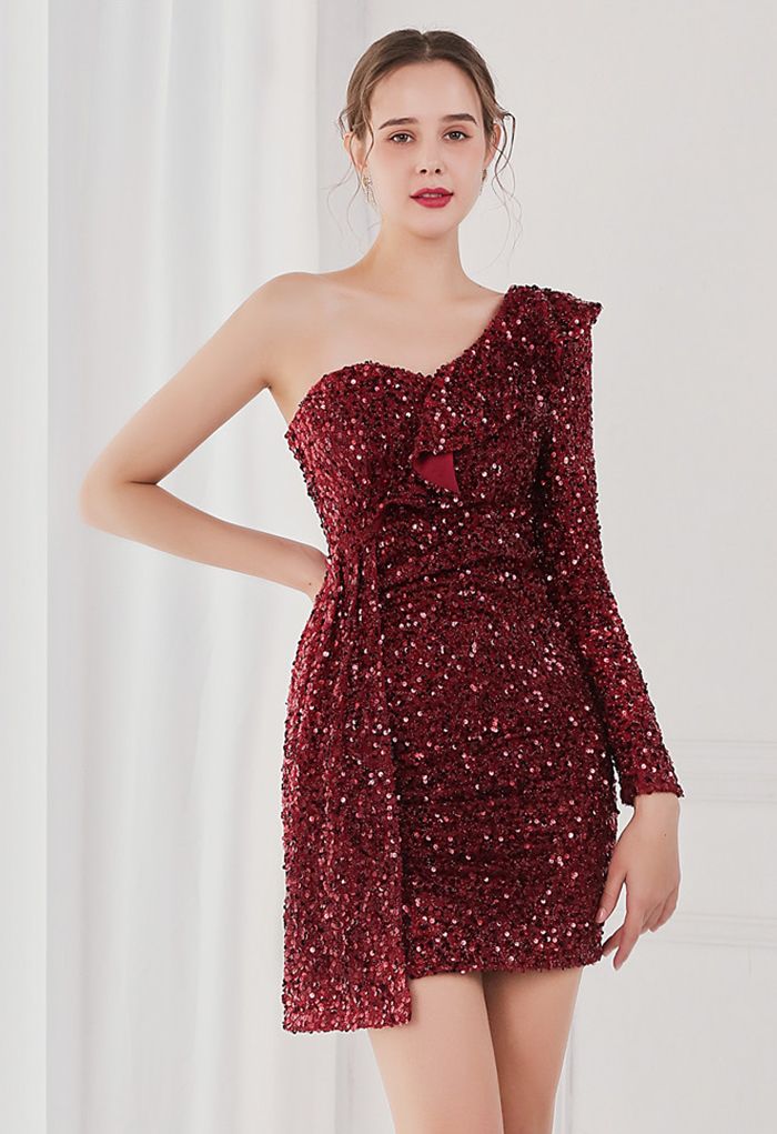 sparkly cocktail dress