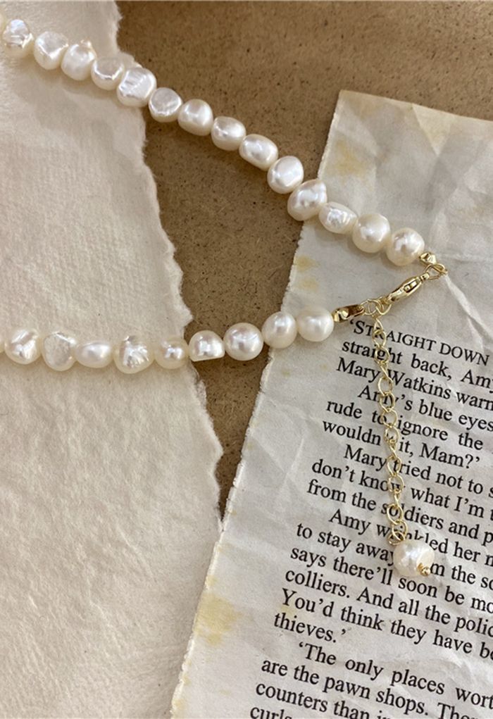 All-Natural Freshwater Pearl Necklace