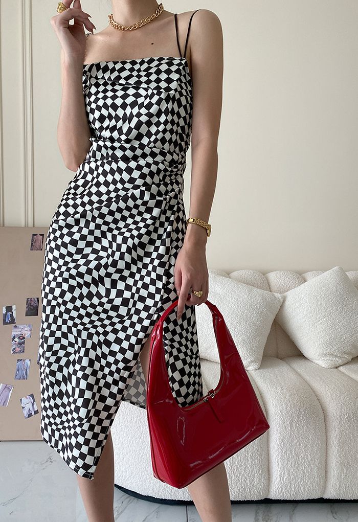 Checkered 2025 cami dress