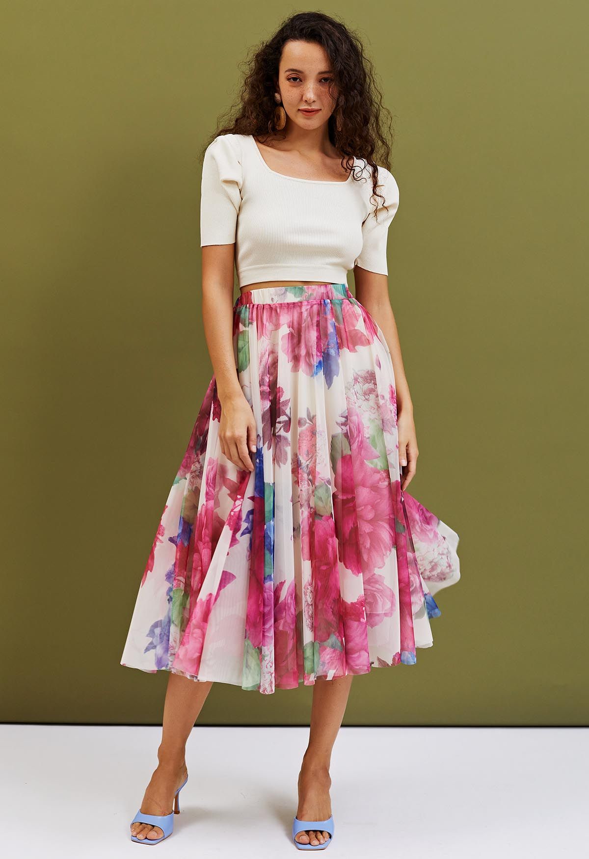 Chicwish - Swooning? We get it! This layered tulle skirt in a