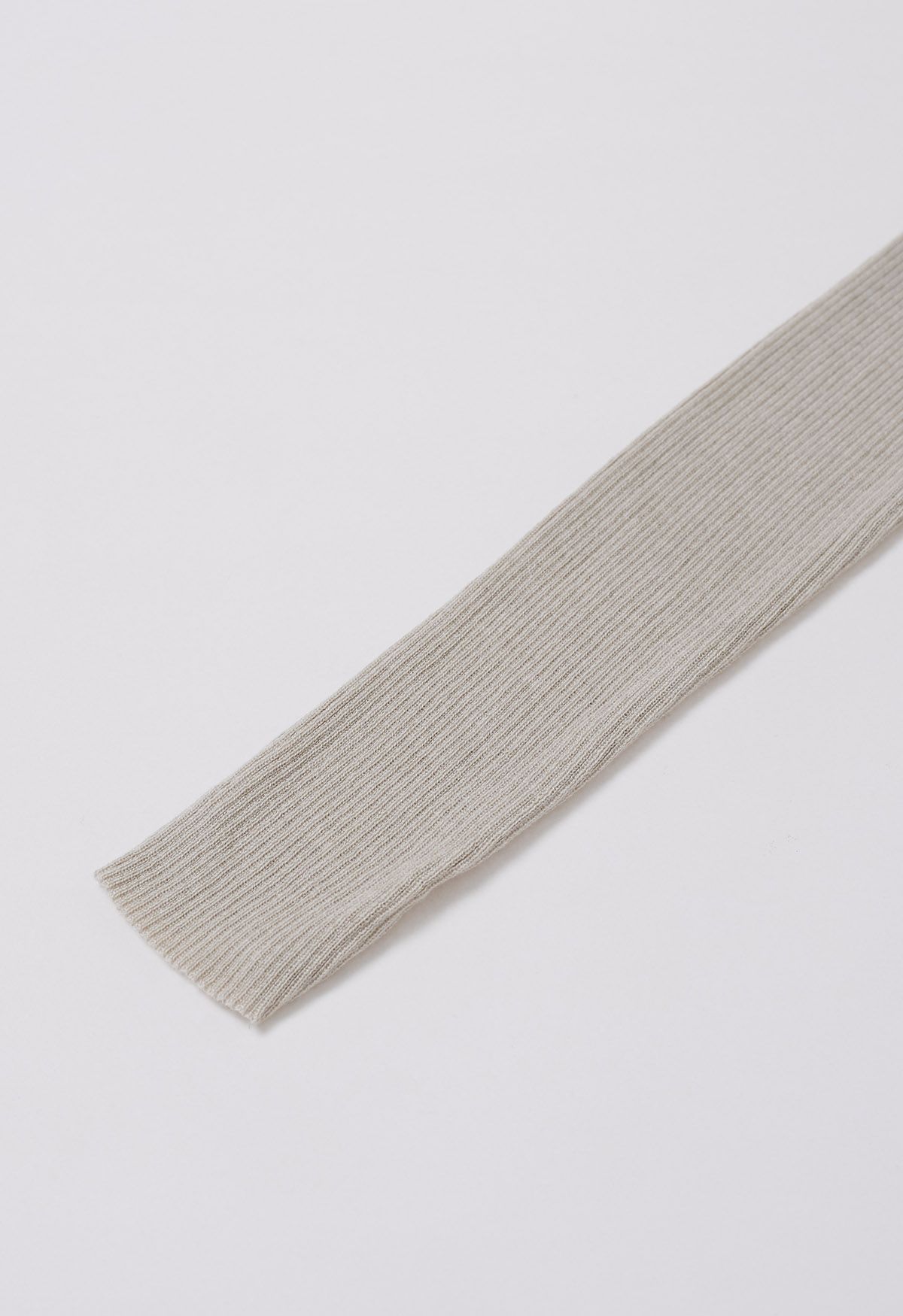 Side Drawstring Long Sleeves Crop Top in Linen