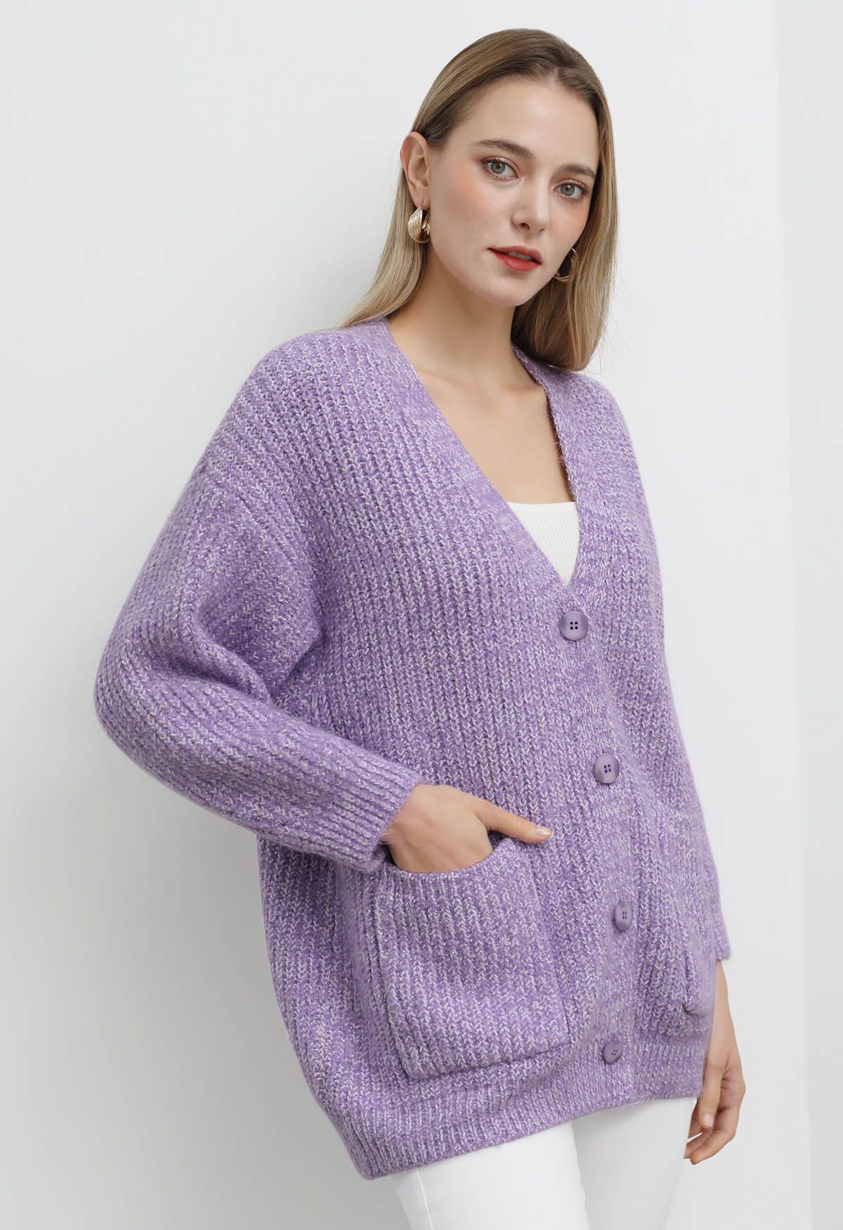 Light purple clearance cardigan