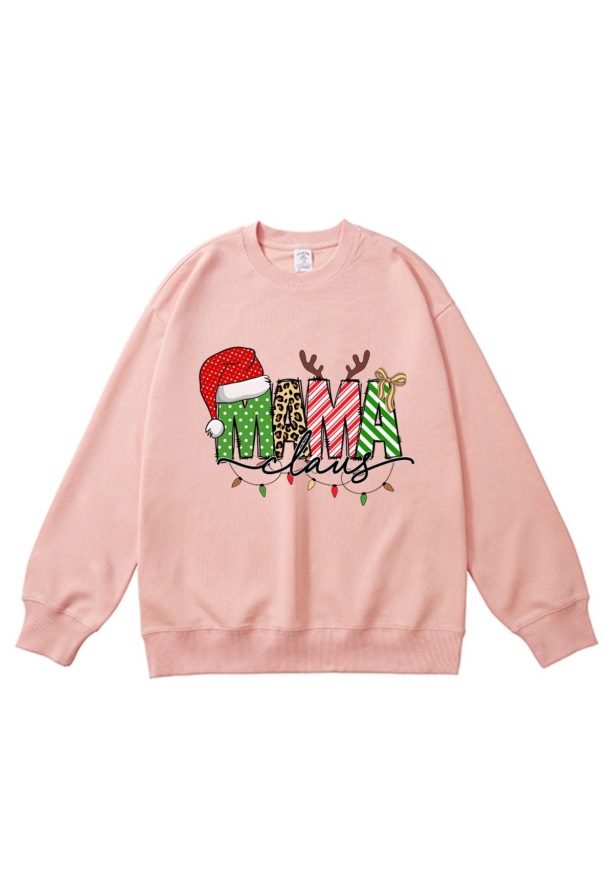 Christmas Vibe MAMA Printed Sweatshirt