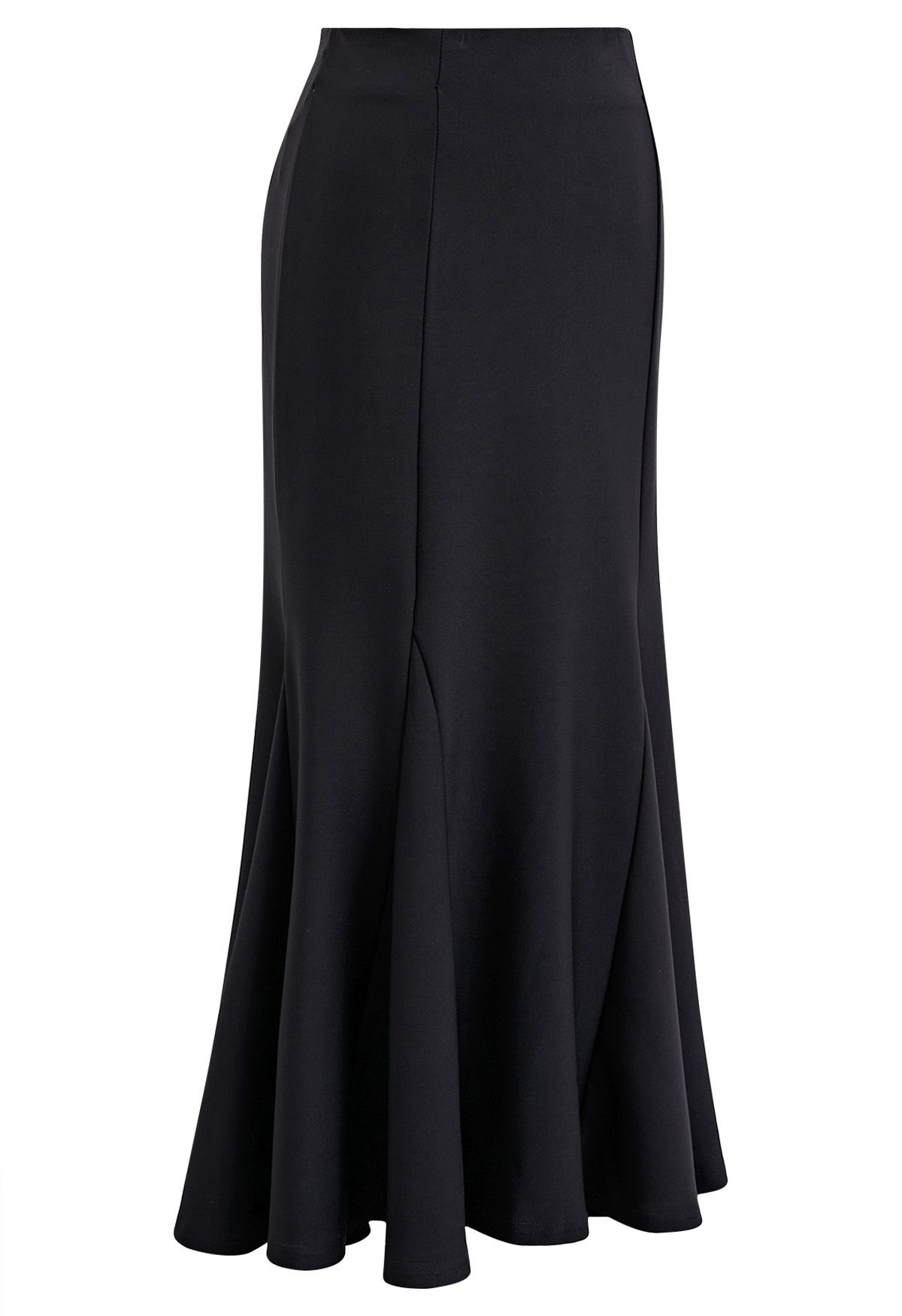 Simplicity Frilling Hem Maxi Skirt