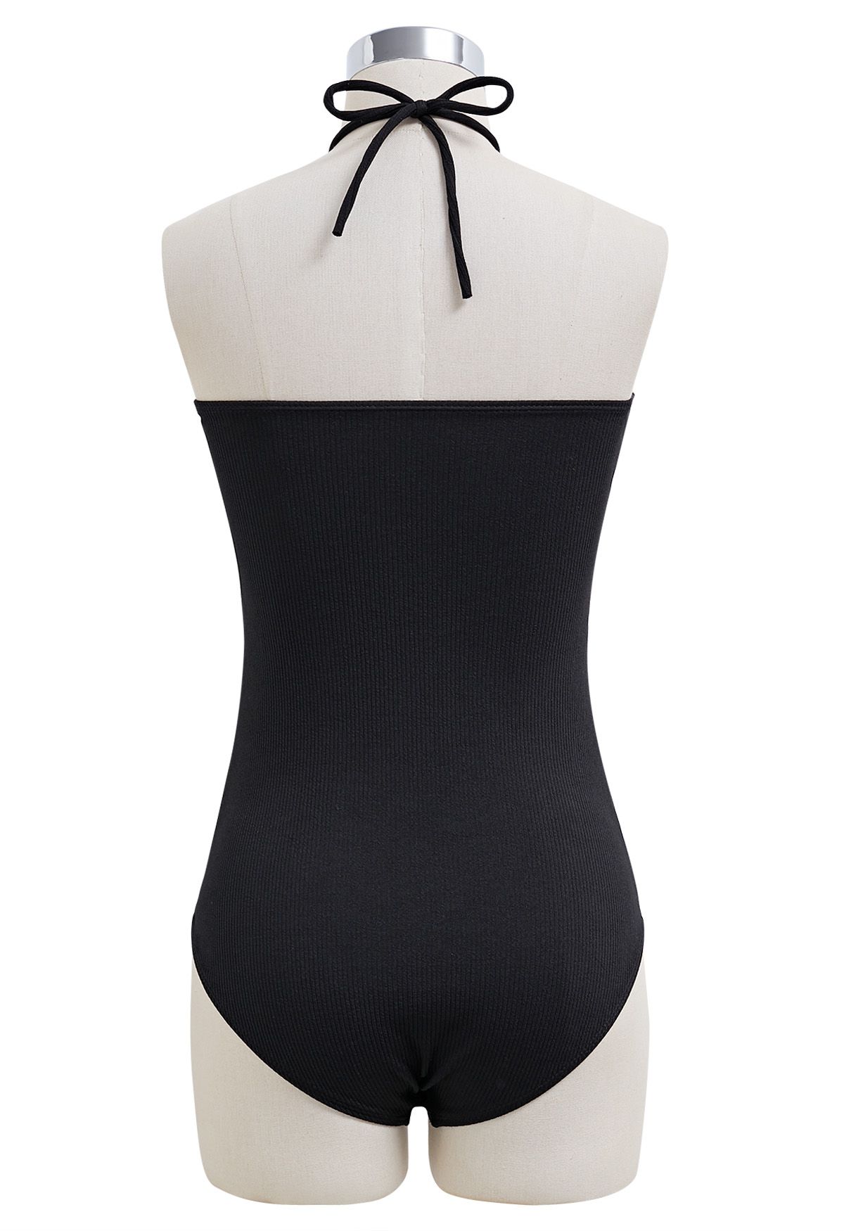 Halter Neck Cutout One-Piece Swimsuit