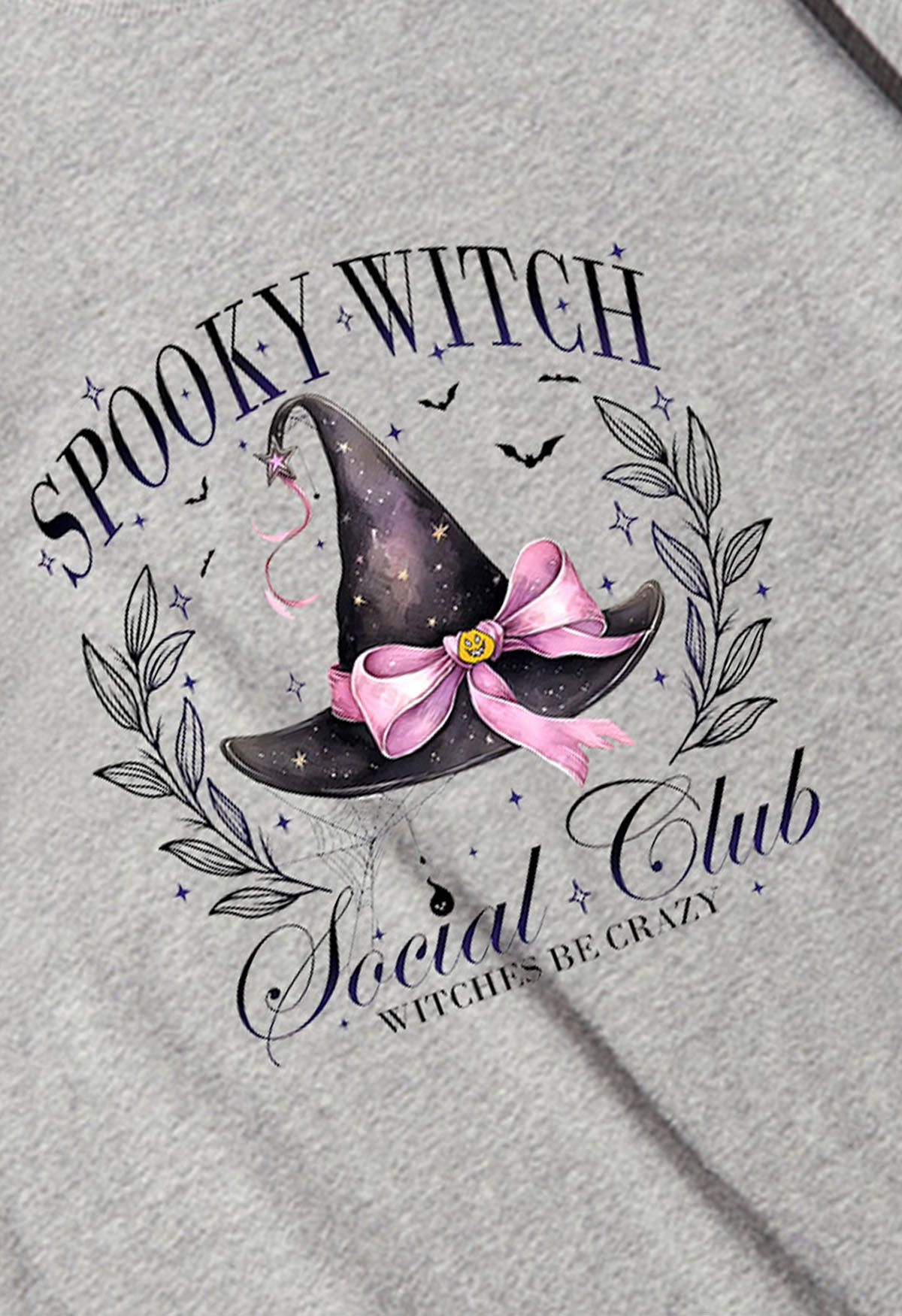 Spooky Witch Hat Pattern T-Shirt