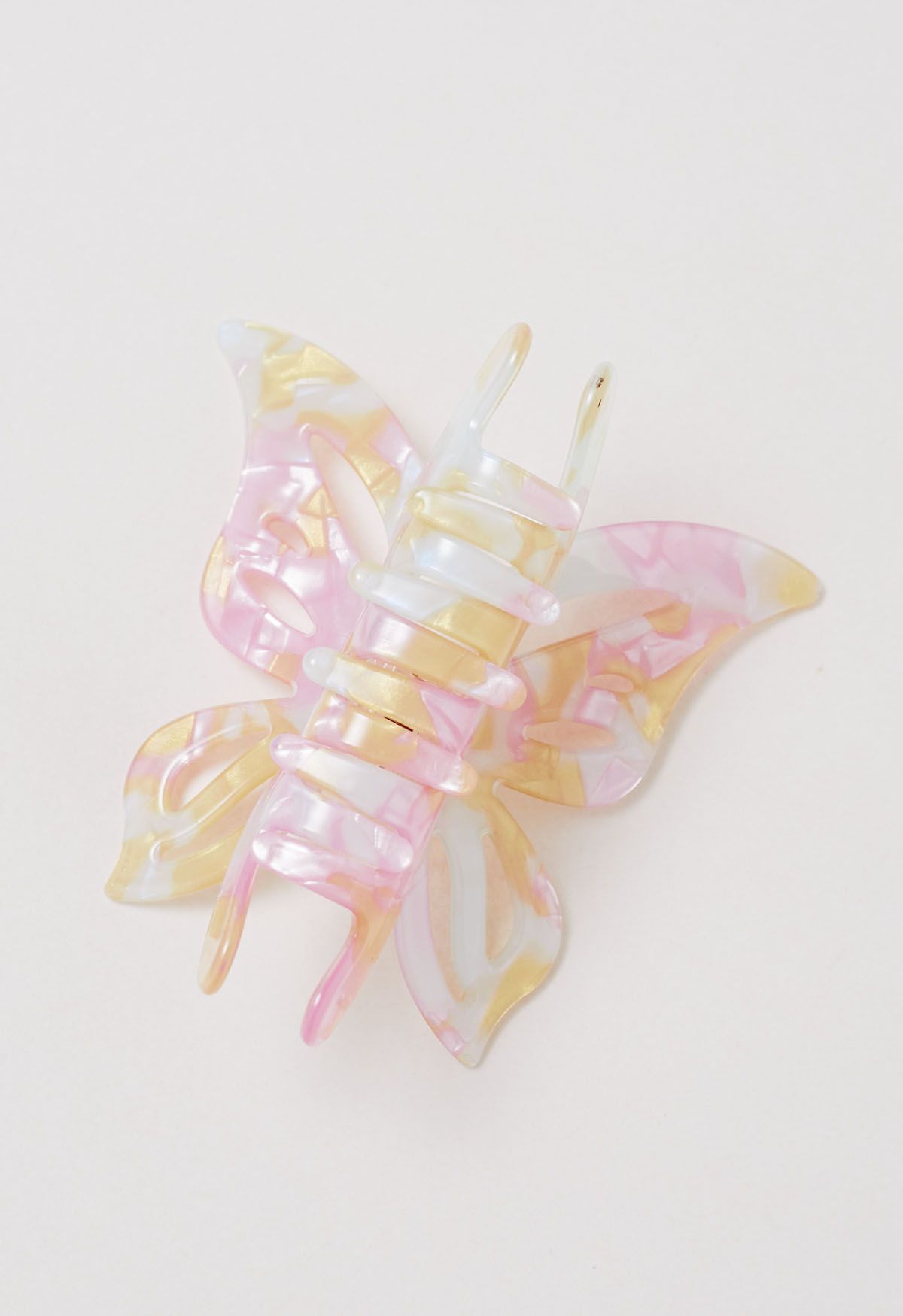 Dreaming Symphony Butterfly Hair Claw in Peach