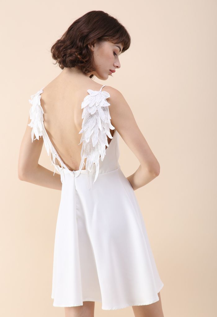 「天使の翼」キャミワンピース ホワイト