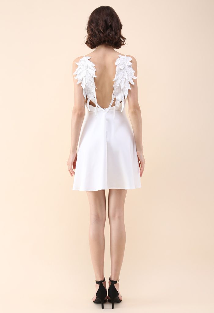 「天使の翼」キャミワンピース ホワイト