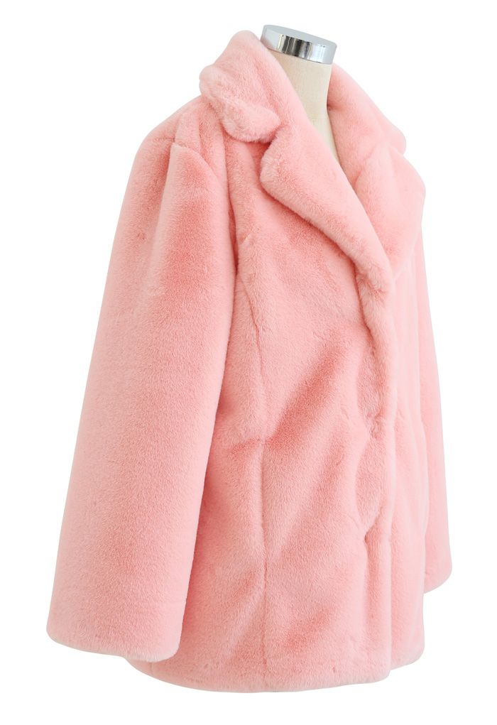the virgins ファーコート fur coat ピンク　薄ピンク