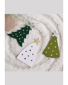 Starry Dotted Christmas Tree Ornament