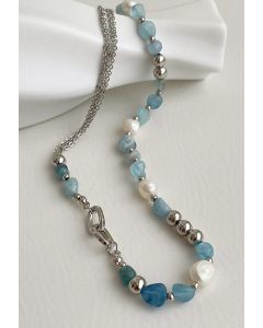 Baroque Crystal Freshwater Pearl Necklace