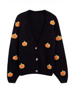 Pumpkin Patch Button Front Knit Cardigan