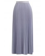 Glimmer Accordion Pleated Maxi Skirt in Lavender