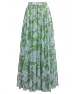 Breezy Blooms Chiffon Maxi Skirt